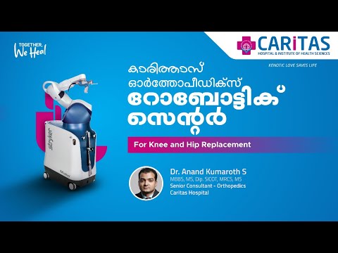 Central Travancore first robotic knee replacement surgery