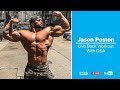 Jason Poston's Big Back Workout | Live at Bodybuilding.com
