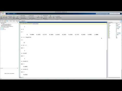 08 Matlab Vector Subscripting Advanced Techniques
