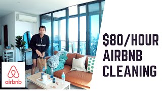 I GOT PAID $80/HOUR - Airbnb Cleaning Part-time Job Australia