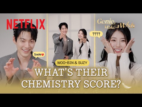 Kim Woo-bin & Suzy play Telepathy | Genie, Make a Wish | Netflix [ENG SUB]