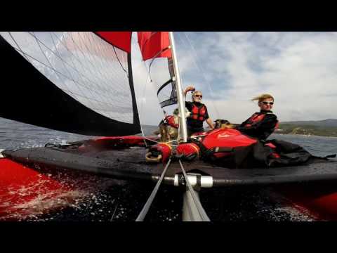 SEGELN auf ELBA mit HAPPY CAT "Hurricane" - Clip 6 - der ultimative KICK