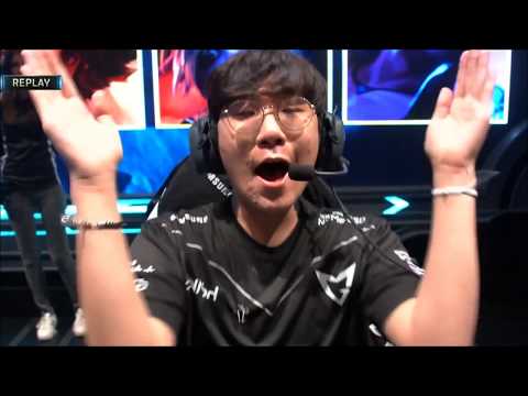 SSG Crown Quadra Kill vs Longzhu | Worlds 2017