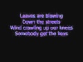 Hurricane Streets-Hey Monday with lyrics