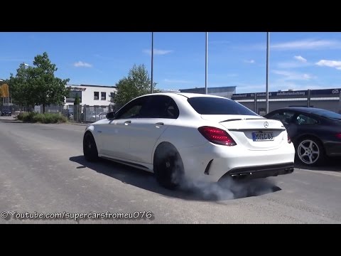720HP C63 AMG by RENNtech   LOUD Revs ,Acceleration and Massive Burnout!