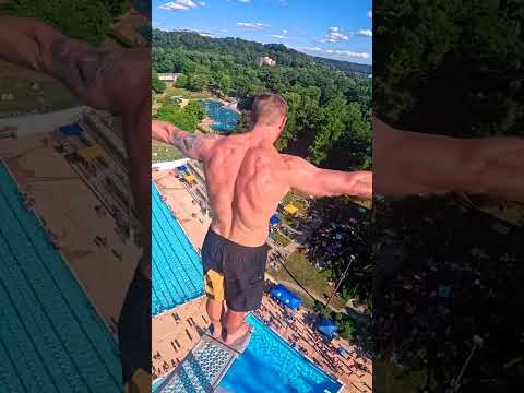 43 METER Sprung von der wakeligen Planke! (im Freibad!)