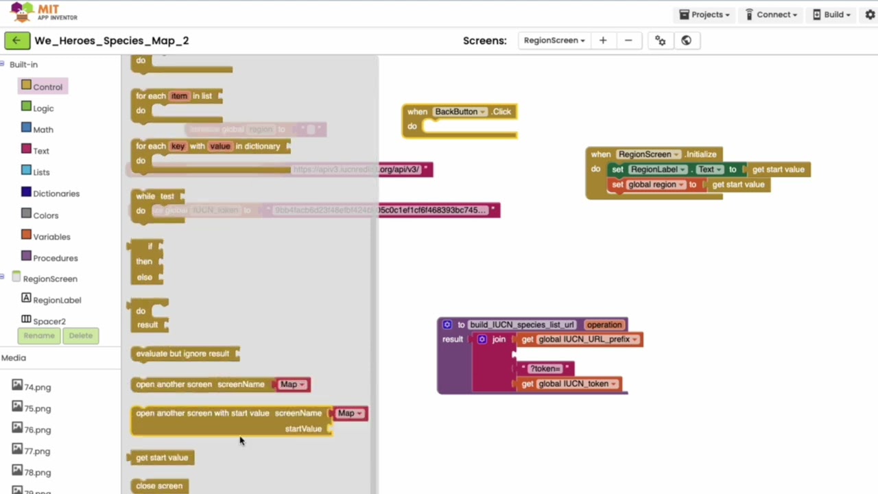 IUCN chatbot for WEHeroes app