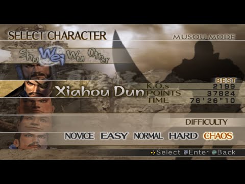 Dynasty Warriors 5 Xiahou Dun Musou Chaos Mode