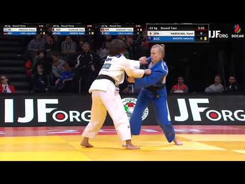 u63 JPN NABEKURA Nami + AUS HAECKER Katharina, 2018 PARIS GRAND SLAM R16