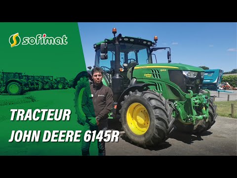 vidéo occasion tracteur John Deere 6145r - n°142161