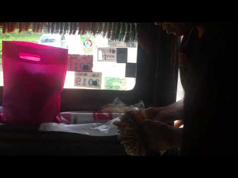 CONDUCTOR COLLECTS FARE BUT WHY IS HE OUTSIDE THE JEEPNEY ? DANGEROUS JOB ?