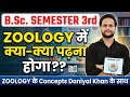 B Sc 3rd Semester Zoology Syllabus Molecular Biology Bioinstrumentation Biotechniques Bsc
