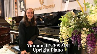 Video thumbnail for Yamaha U3 3922581 Upright Piano Black Polyester | Review and Demo | Sherwood Phoenix by Sherwood Phoenix
