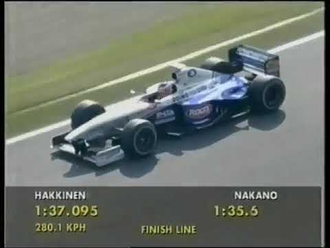 1998 F1 Japanese GP-Qualifying - Shinji Nakano run