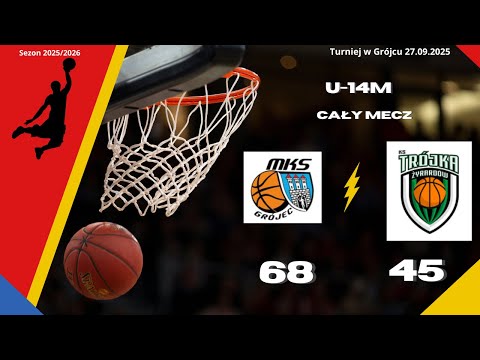 27.09.2025 U14M Turniej w Grójcu MKS Grójec VS Trójka Żyrardów