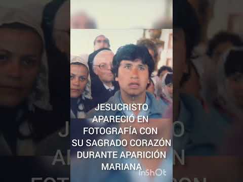 JESUCRISTO APARECE EN FOTOGRAFÍA TOMADA EN APARICIÓN MARIANA- PEÑABLANCA  1983- 1988