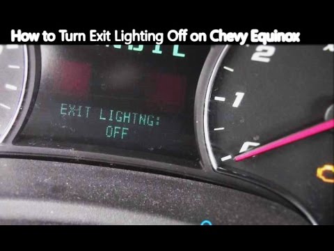 YouTube video about: How to turn off hazard lights chevy equinox?