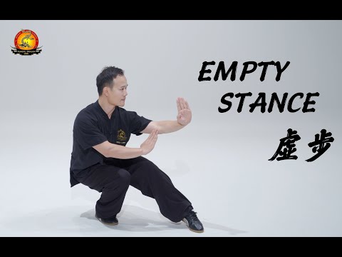 Kung Fu Dragon USA Online Tutorial: Basic Stance  - Empty Stance / 虚步