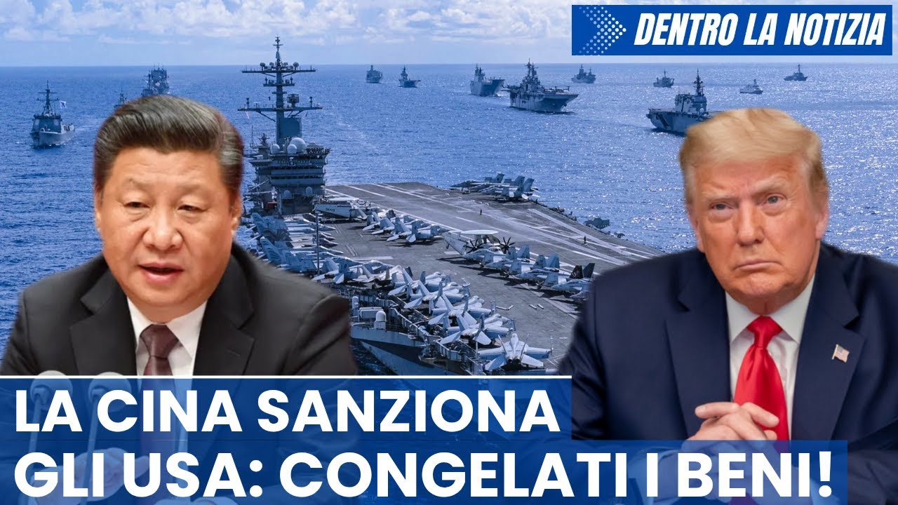 CONTRO TG SCOOP! Cina sanziona USA congelati beni! Commissione Ue si scontra con Trump su censura..