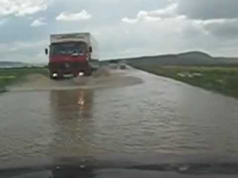 Sosea sub apa - intersectie Galda de Jos, judetul Alba