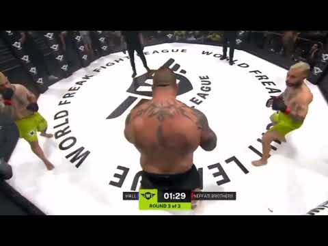 Eddie Hall Vs Neffati Brothers | Fight Highlights | Knockout!