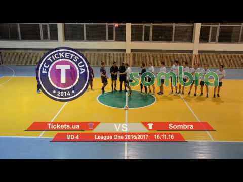 Tickets.ua 10 - 0 Sombra (League One 2016/2017, Group Stage Highlights)