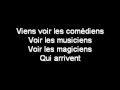Vox Angeli - Les Comédiens (Lyrics) 