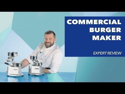 video - Factory second Commercial burger maker - 100 mm