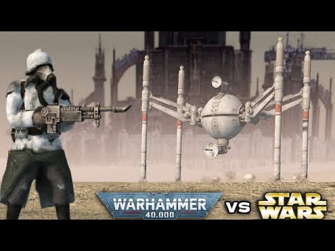Death Korps of Krieg vs CIS Droids - Warhammer 40K vs Star Wars | Men of War: Assault Squad 2