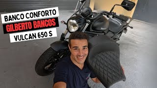 BANCO CONFORTO GILBERTO BANCOS EM MOTO CUSTON - VULCAN 650