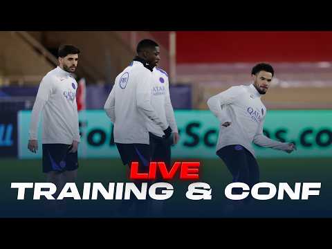 Veille de match AS Monaco - Paris Saint-Germain en direct de Louis II 🔴🔵