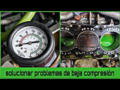 Cómo solucionar problemas con  la baja compresión del motor