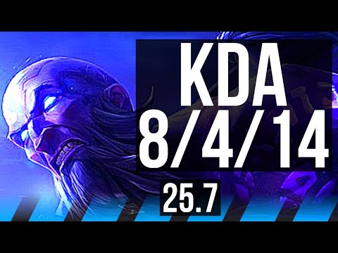 RYZE vs SYLAS (MID) | 8/4/14, 42k DMG | EUW Challenger | 25.7