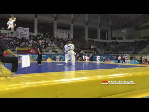 WKO EC 2016, 1 round -85 Erekle Pirveli (Georgia, aka) - Vladimir Bugai (Ukraine)