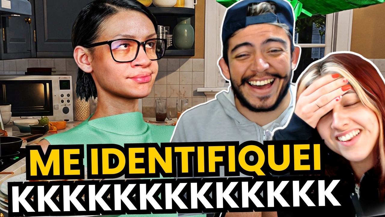 Games EduUu - ELA FAZ TUDO NA CASA!🧹🪣- Woman Simulator | REACT
