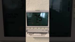 pro thermostat t855sh changing filter message