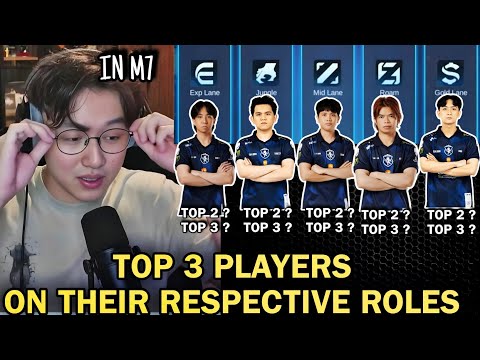 Mirko's TOP 3 PLAYERS in M7 on their RESPECTIVE ROLES...😱😱😱