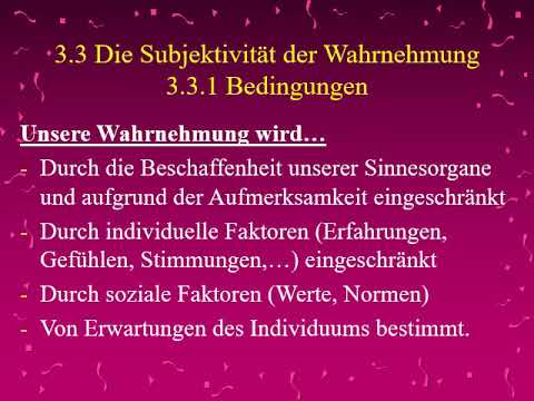 3  Wahrnehmung, Beobachtung, Dokumentation