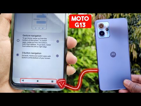 How to Change Navigation Buttons in Moto G13
