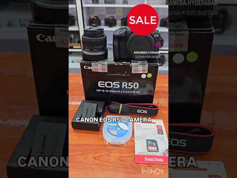 Buy Canon EOS R50 RF-S 18-45mm IS STM lens full kit
