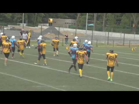2017 BAFL D1 DEMI FINAL BRUSSELS TIGERS  vs OSTENDE  PIRATE