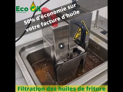 Video Système de filtration des huiles de friture Eco Oil F85