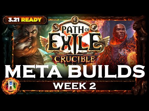 [PoE 3.21] CRUCIBLE META BUILDS 2 - MOST PLAYED - CRUCIBLE LEAGUE - POE BUILDS