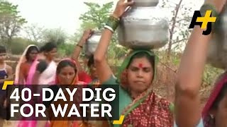 Indian Man Digs Up Own Well