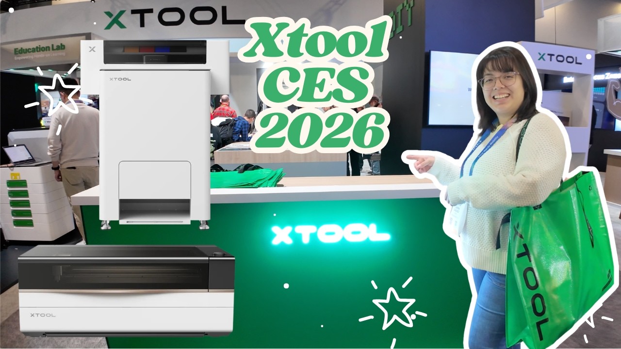 xTool Apparel Printer Live Demo | Xtool CES 2026 Booth tour