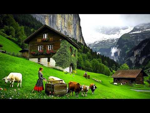 Rainy Day in Switzerland’s Fairytale Villages - The Most Beautiful Swiss Villages Countryside