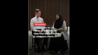 If L1R4 can do the job, there's no need for L1R5: Chan Chun Sing on revised JC admission criteria