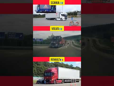 Thumbnail for Heavy truck brake test! Scania vs Volvo vsRenault by Renault