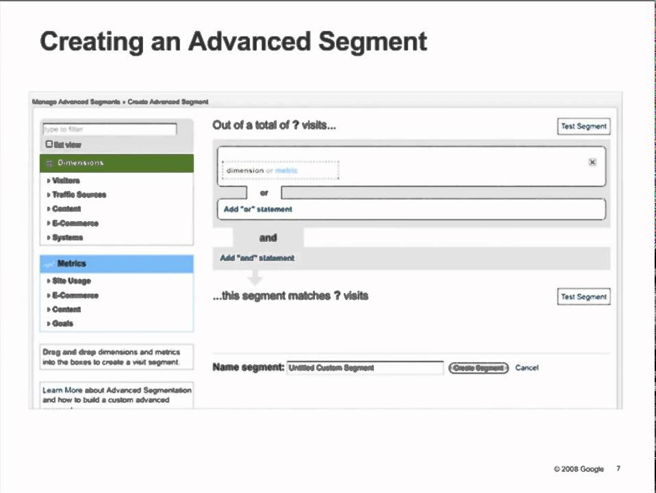 21. Advanced Segmentation | Google Analytics IQ Lessons