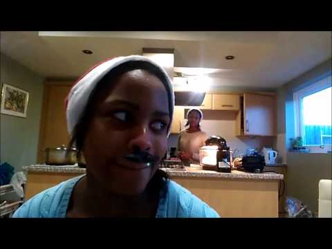 Having fun in the kitchen on Christmas day